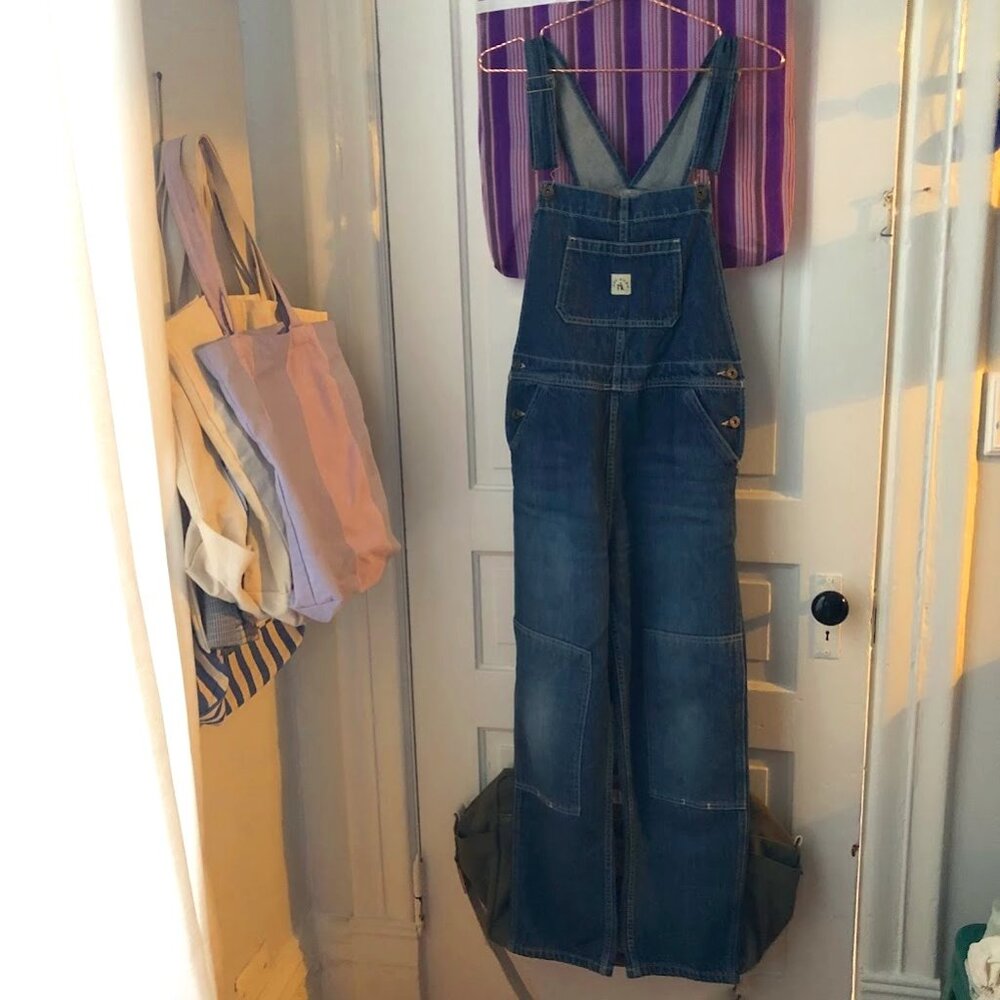 Hey Gang Knee Patch Overalls Size 1 (SMALL)